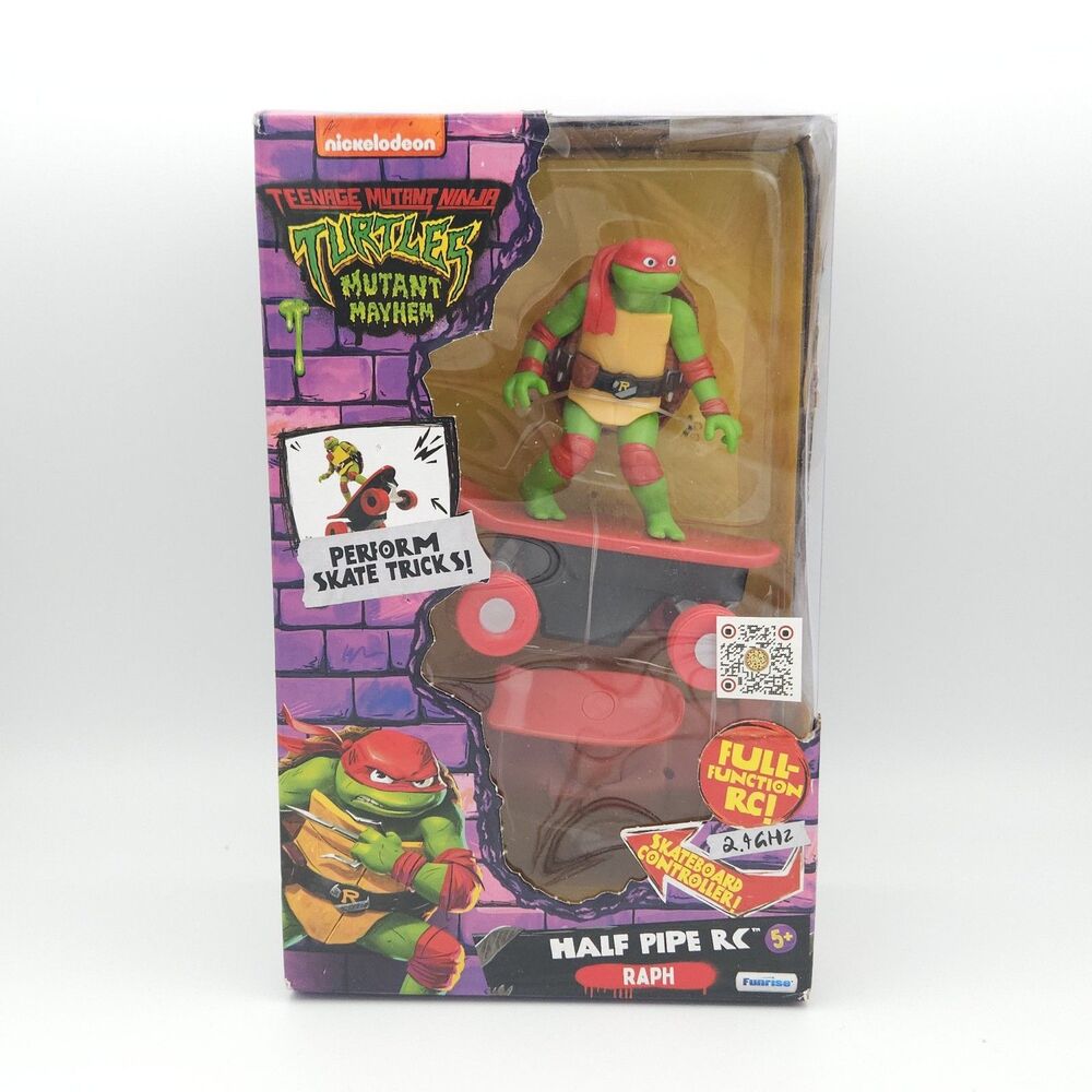 Teenage Mutant Ninja Turtles Raphael Cowabunga Skate RC 12.6" New